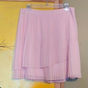 Pleated Pink Skirt